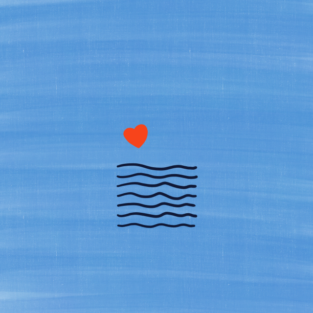 eau cœur