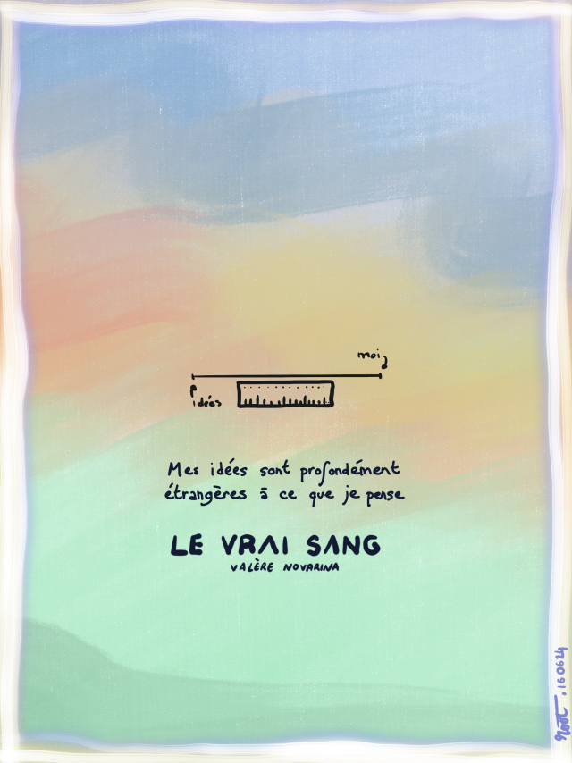 Mes idees – Le vrai sang (vertical)